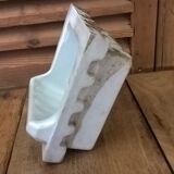 Wall-mounted wall soap door with built-in vintage ceramic