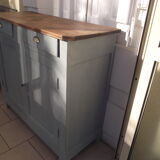 Parisian sideboard in painted fir