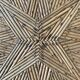 Round rattan coffee table