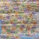Vintage school map MDI double-sided France administrative & railways
