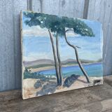 Painting, seaside painting