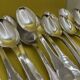 Set of 12 boulenger silver-plated metal spoons