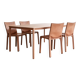 Suite de 4 chaises CAB412 Mario Bellini