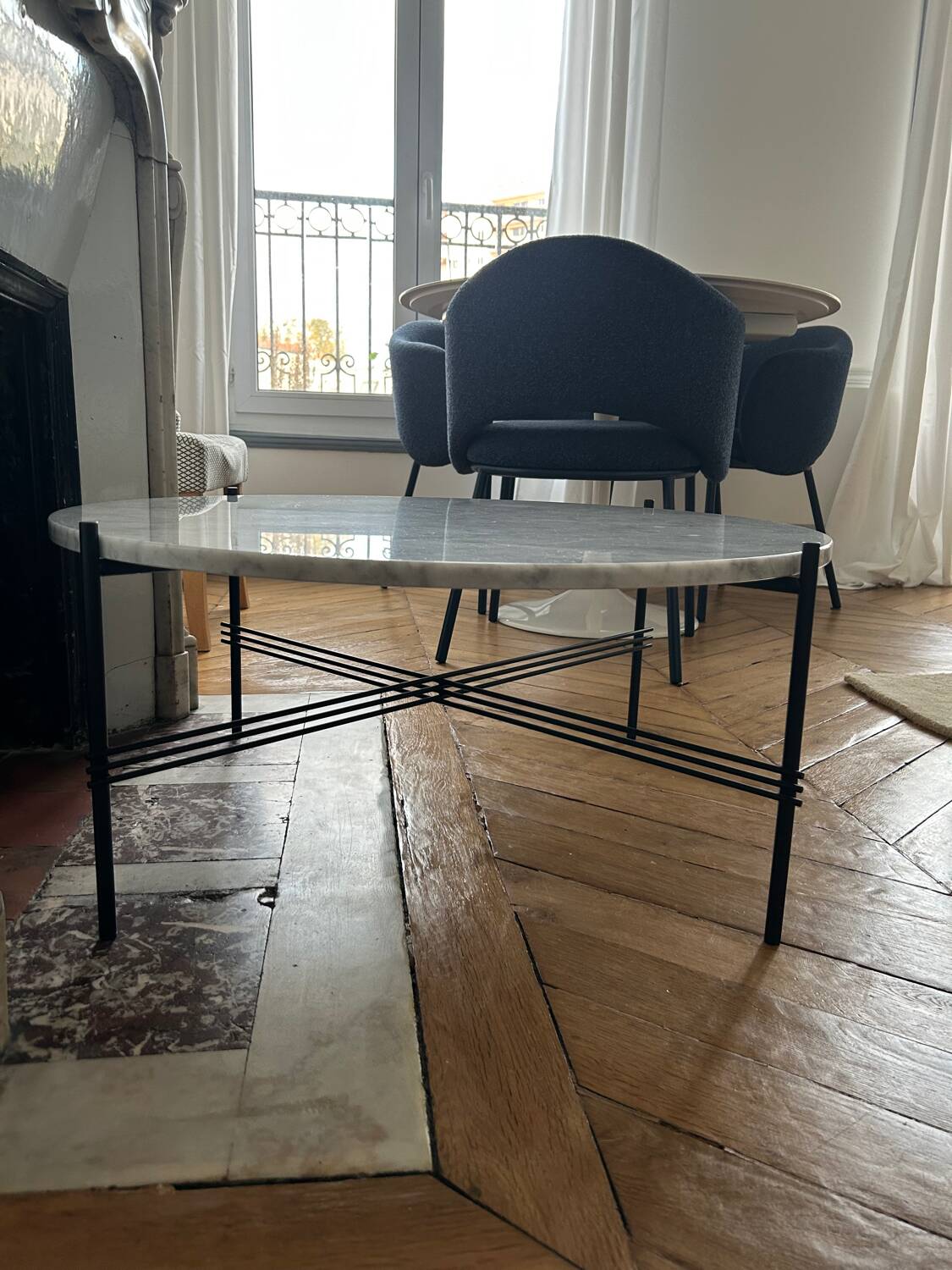 Gubi table basse marbre