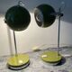 Paire de lampes EyeBall des années 70