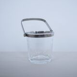 Vintage glass ice bucket