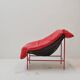 Vintage Montis Butterfly lounge chair by Gerard van den Berg in red leather