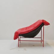 Vintage Montis Butterfly lounge chair by Gerard van den Berg in red leather