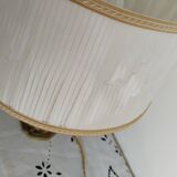 Lampe bouillotte en laiton doré style Empire 3 feux