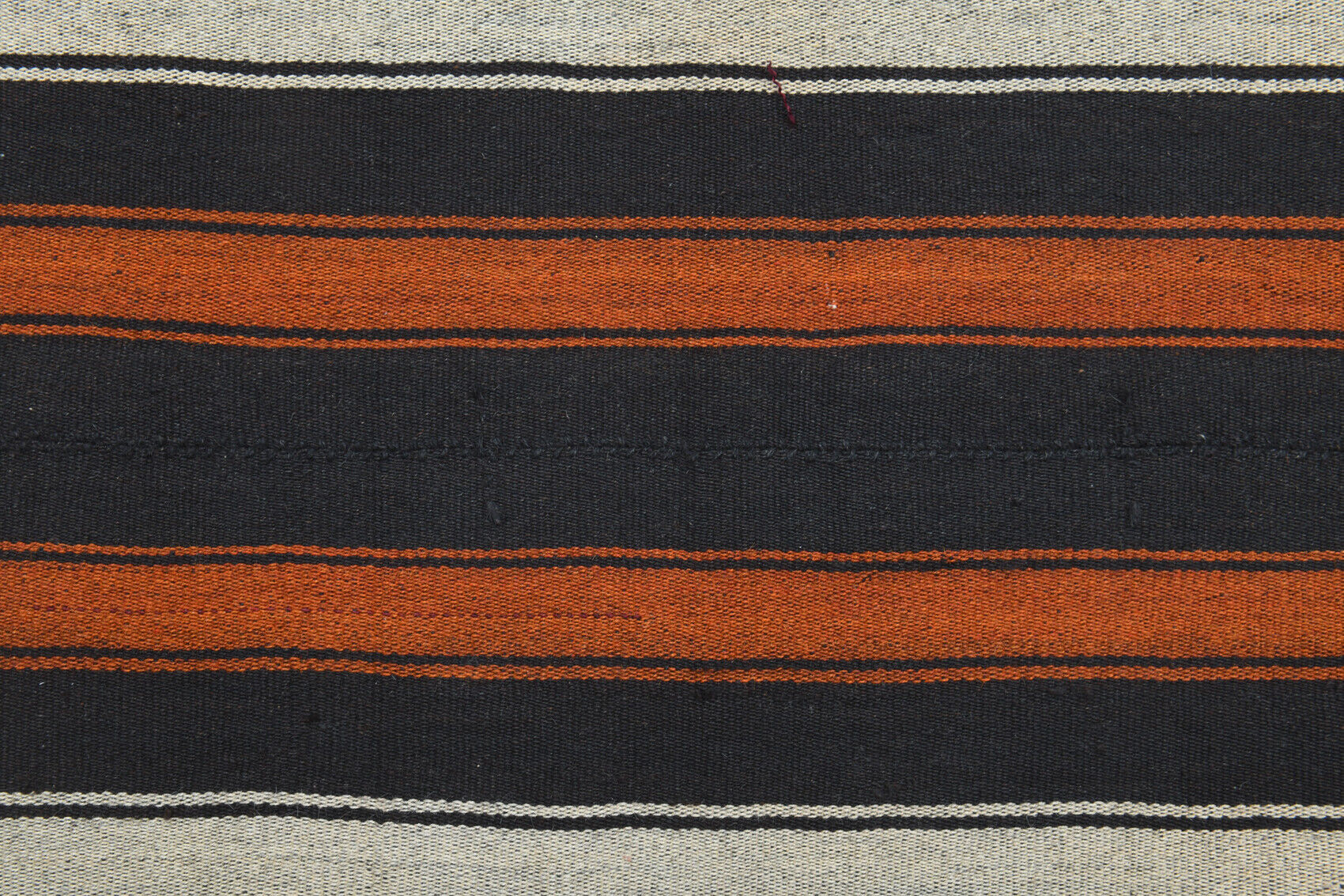 Flat striped rug 91 x 213 cm