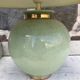 Green ceramic lamp