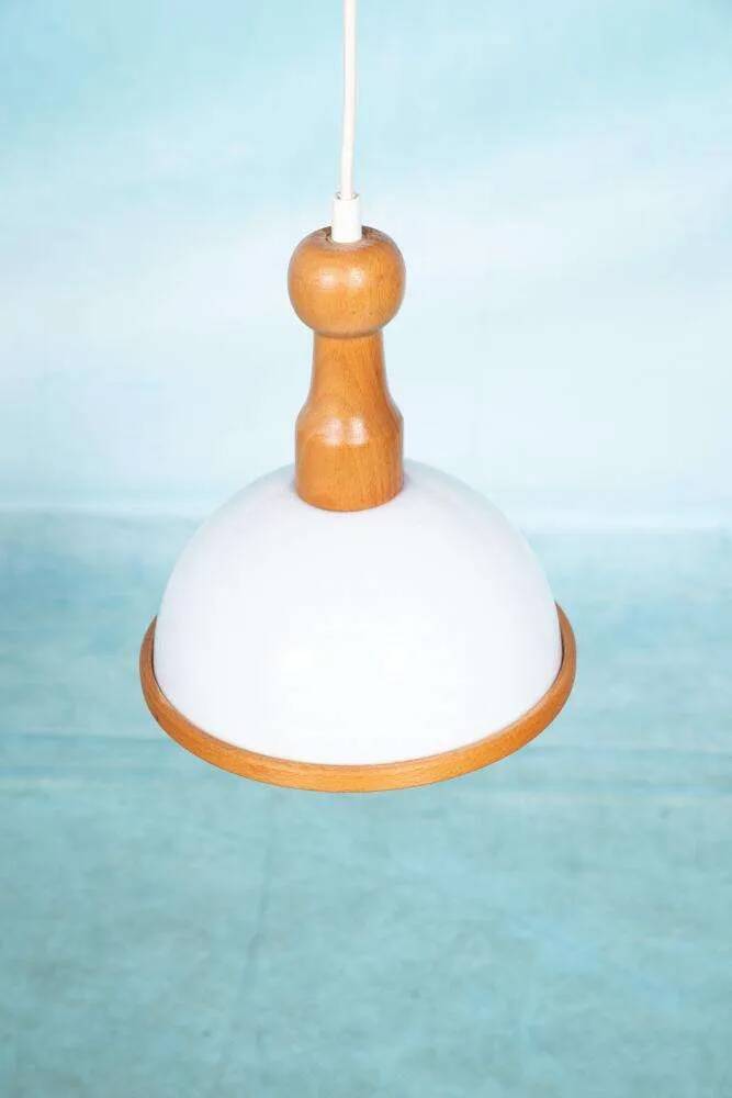 Bohemian 70s mushroom pendant lamp