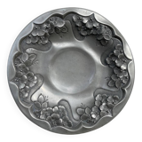 Signed metal salad bowl