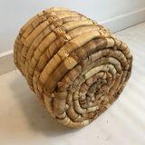 Basket / cache pot in banana leaf