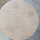 Table d'appoint ronde basse rénovée
