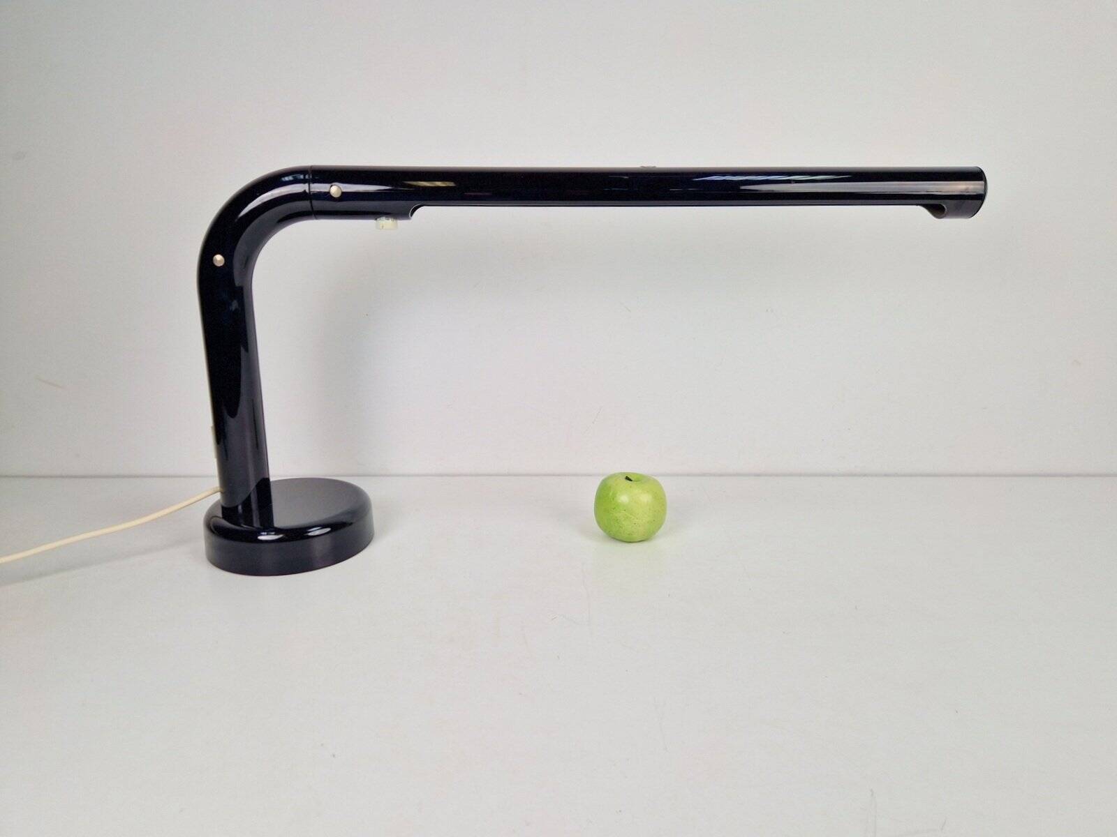 Vintage Black Tube Desk Lamp by Anders Pehrson for Atelje Lyktan, 1970s