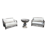 Fauteuils (la paire) pliable en fer 1980