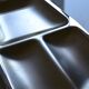 Chichester plate England in brushed stainless steel 1970s