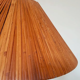 Vintage hanging in wooden slat