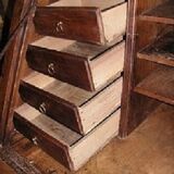 Secretary with a slope of Louis XVI period, authentic