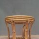 Small low bamboo table
