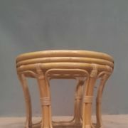Small low bamboo table