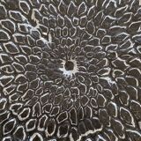 Antique crystal presentation plate