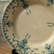 Set of 4 old opaque porcelain plates from Gien, Venice Terre de fer model