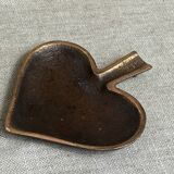 Bronze spade and diamond ashtrays