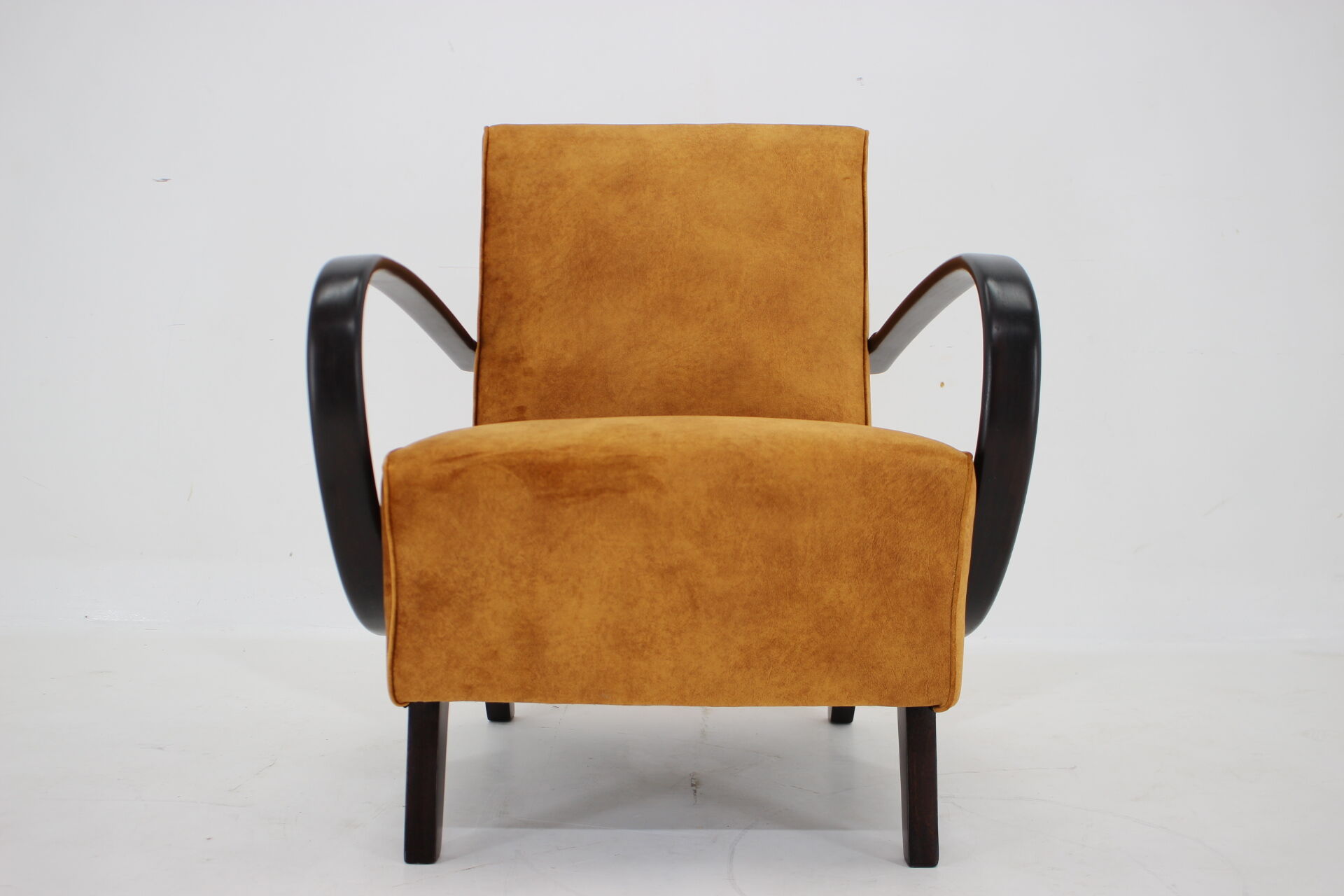 1950s Jindrich Halabala Restored Armchair, Czechoslovakia