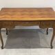 Louis XV style desk, natural wood and marquetry top