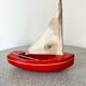 Small Tirot brand basin sailboat, model 201, vintage toy