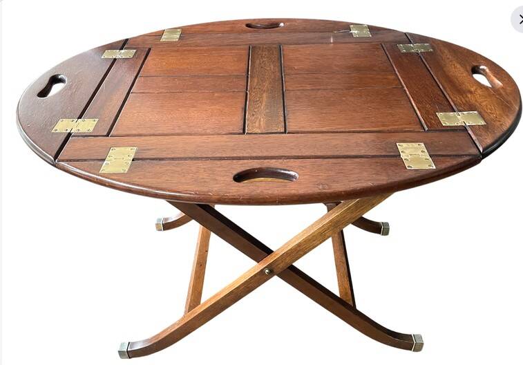 Table basse de marine "Buttler" XIXe