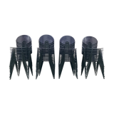 Set of 36 stackable chairs by Walter Leeman for Kusch & Co