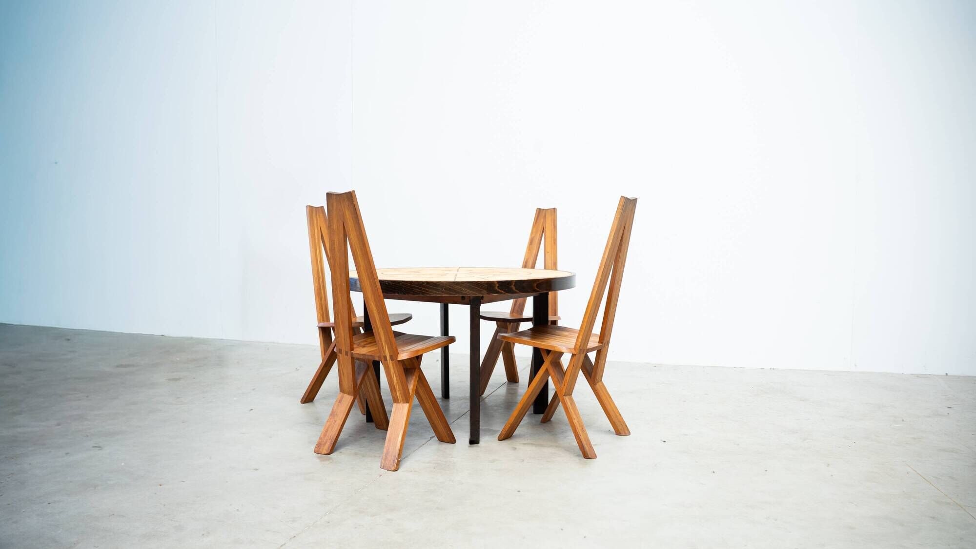Rare Roger Capron dining table