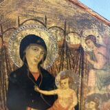 Italian virgin of rucellai icon