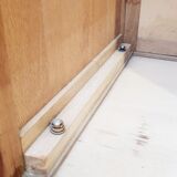 Vintage wardrobe with sliding doors