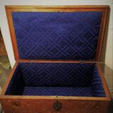 Large chest in marquetry nineteenth