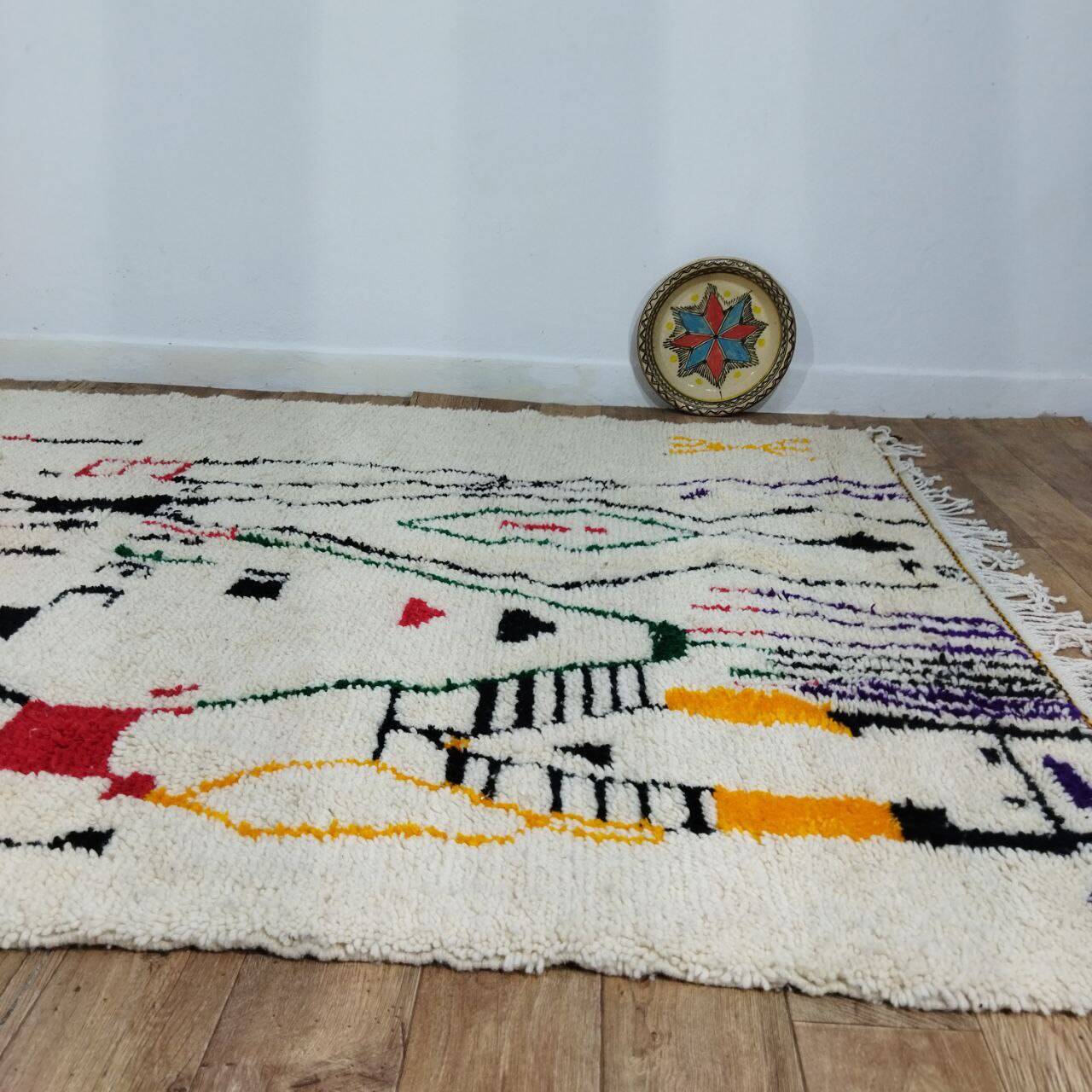 Handmade Moroccan Berber rug 315 X 190 CM