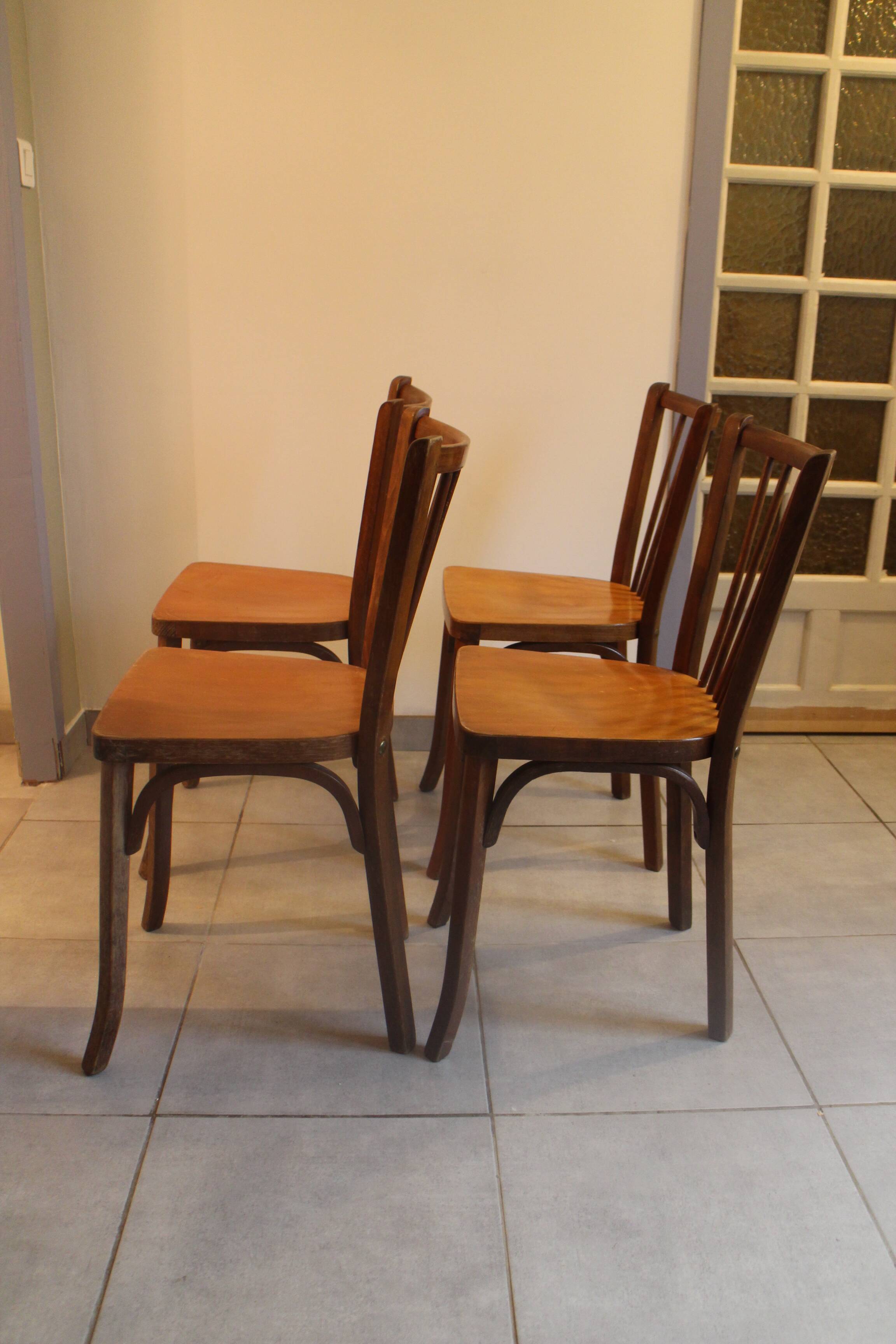 4 Baumann chairs