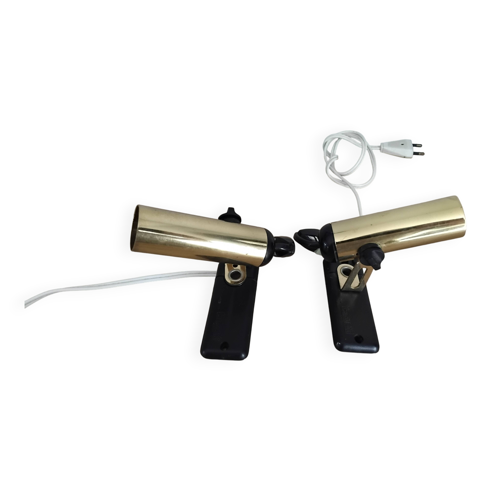 Pair of vintage TARGETTI SANKEY spotlights