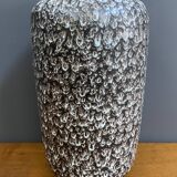 large Ceramic Black and White vase by Scheurich Germany model 546-40