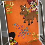 Vintage children's camping chair