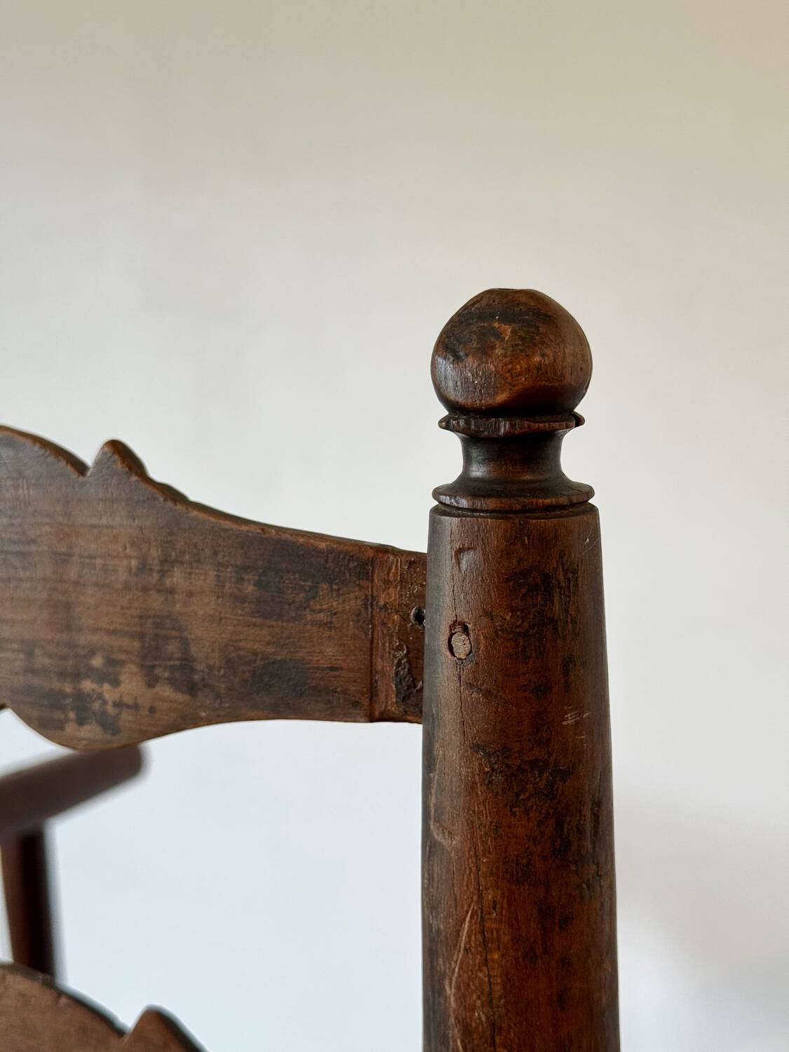 Antique 19th-century country armchair