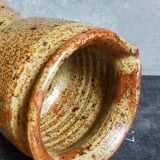 XXL potter's pitcher in Art-populaire pyrite stoneware early twentieth century