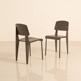 Ensemble de 8 chaises "Standard" par Jean Prouvé pour Vitra 00's
