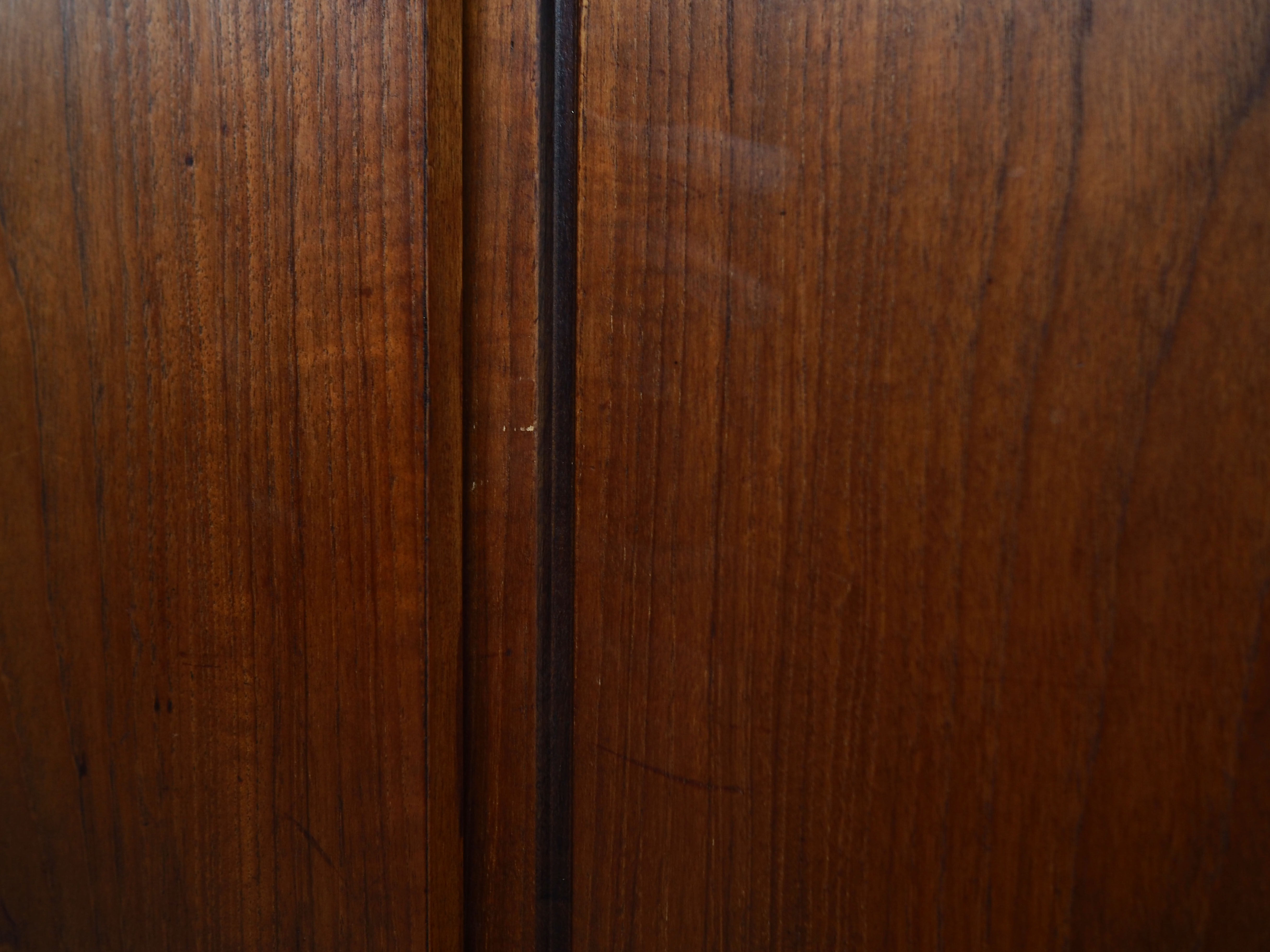 Teak highboard, Danish design, 1960s, production: Denmark