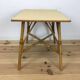 Table d'appoint en rotin vintage, années 60