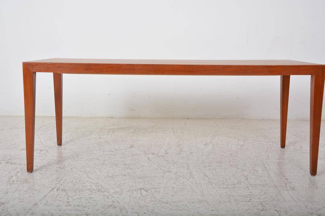Vintage teak coffee table by Severin Hansen For Haslev Møbelsnedkeri, 1960s