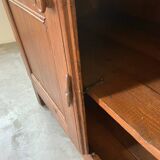 Jam cabinet, folk art furniture, oak, 19th century